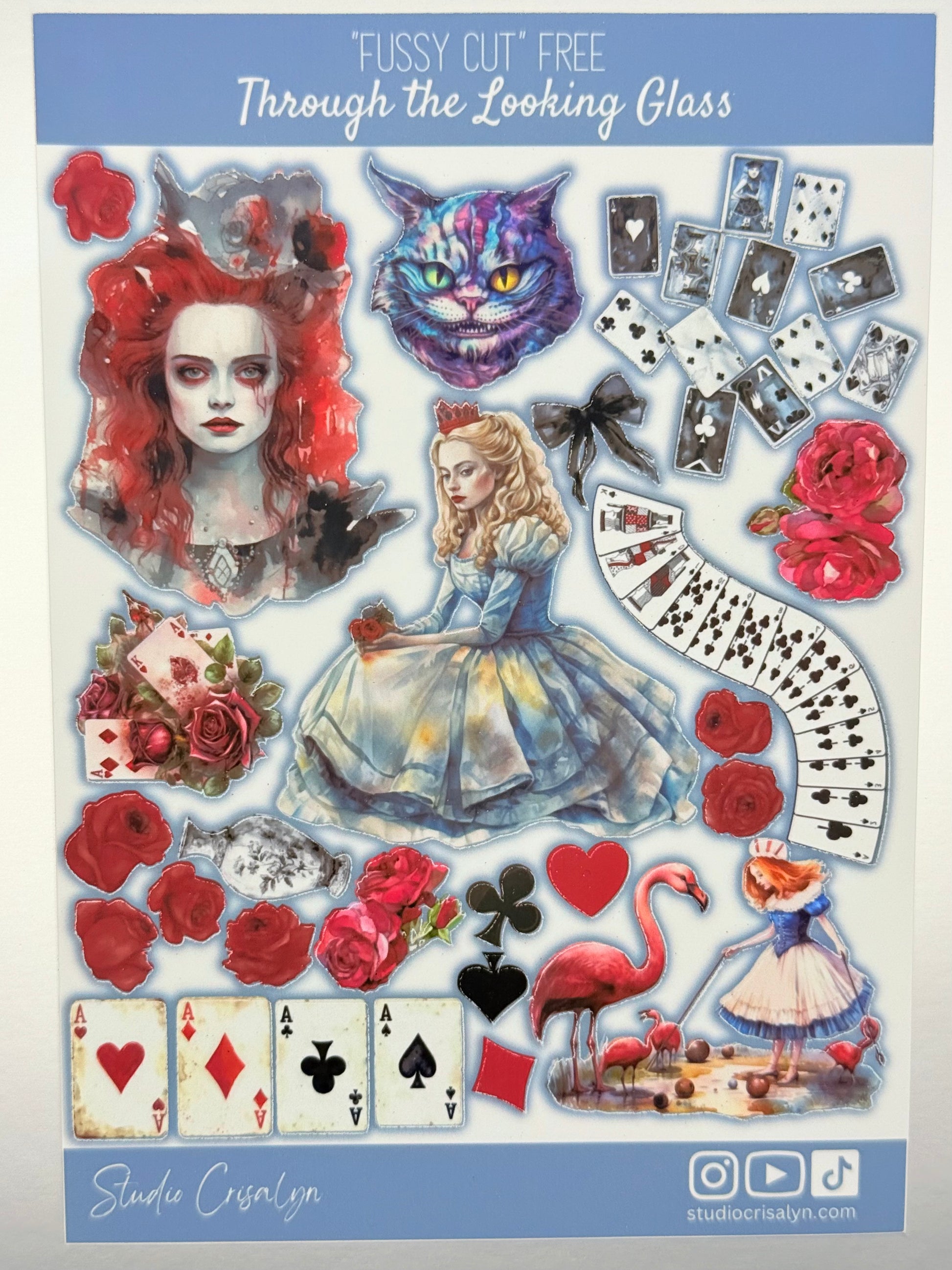 The Through the Looking Glass Sticker sheet - Studio Crisalyn