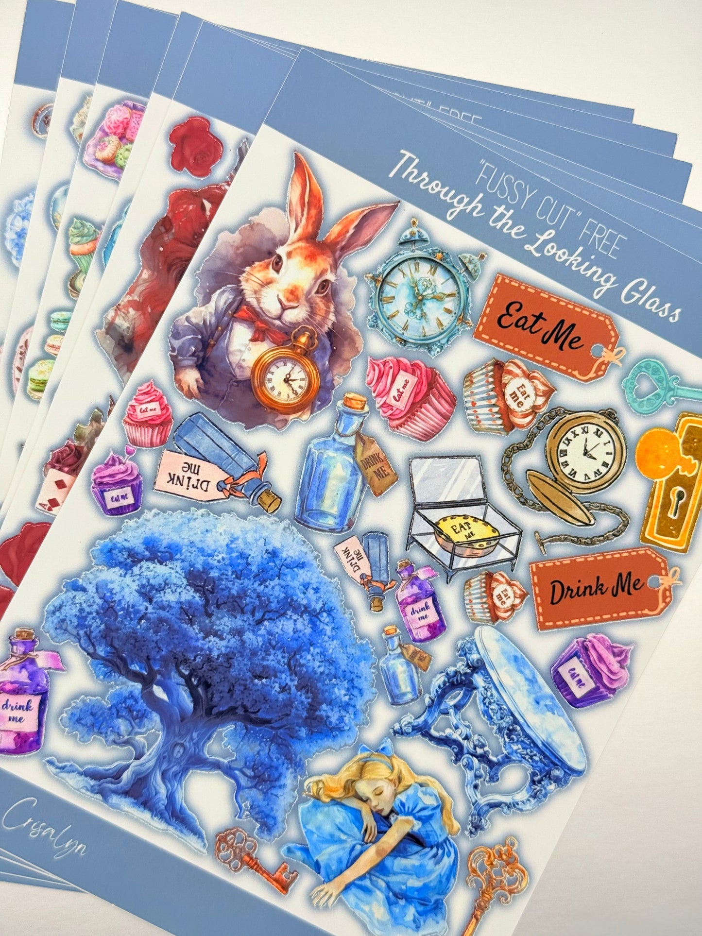 The Through the Looking Glass Sticker sheet - Studio Crisalyn