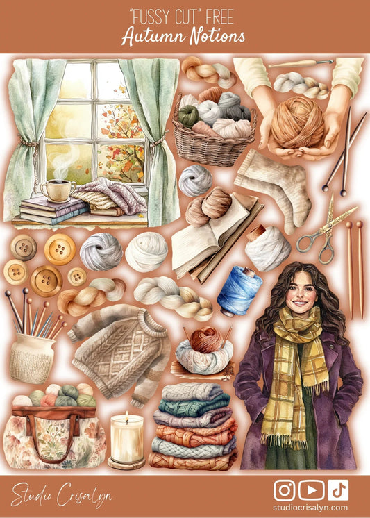Autumn Notions ย Stickers Studio Crisalyn