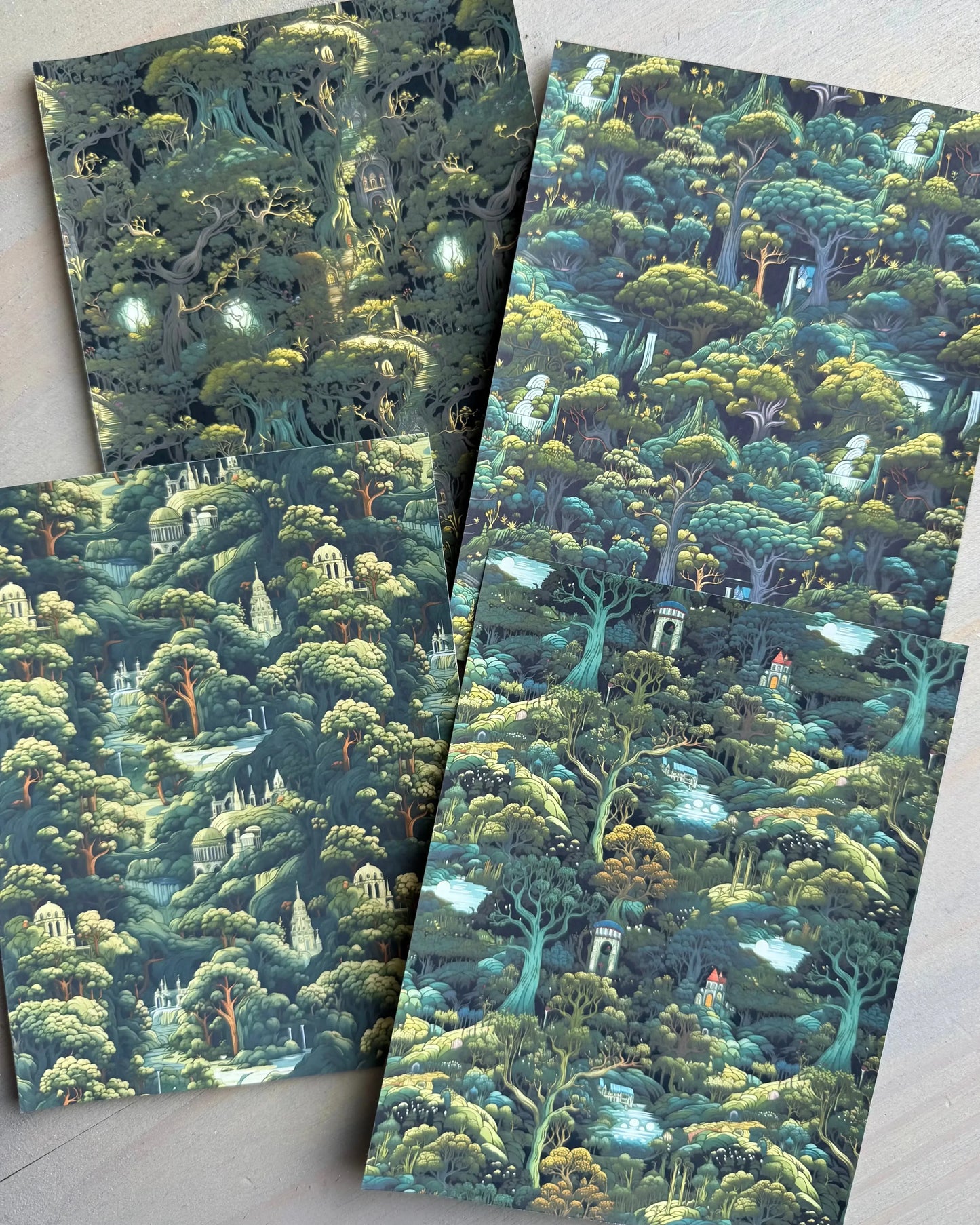 Deep in the Forest Backgrounds - Studio Crisalyn