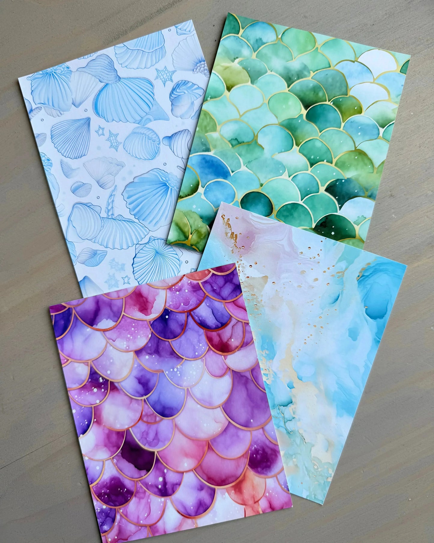 Dreamy Sea Backgrounds - Studio Crisalyn