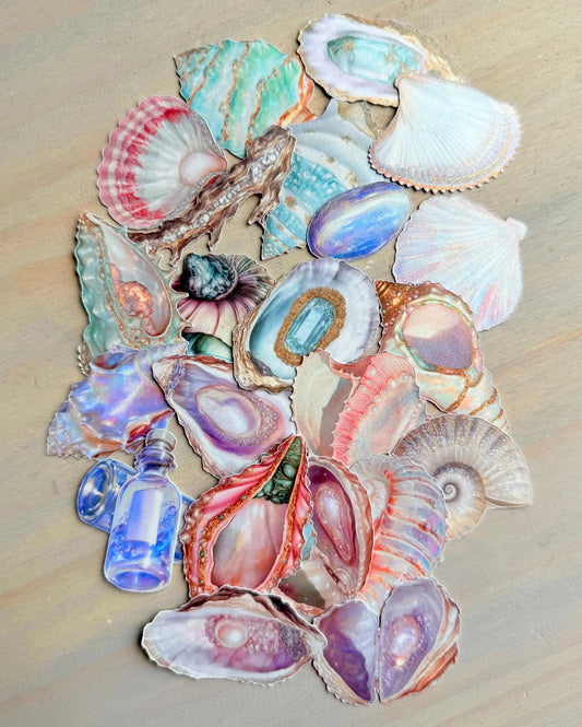 Die-Cuts Dreamy Shells - Studio Crisalyn