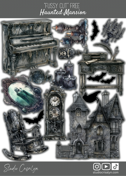 Haunted Mansion ย Stickers Studio Crisalyn