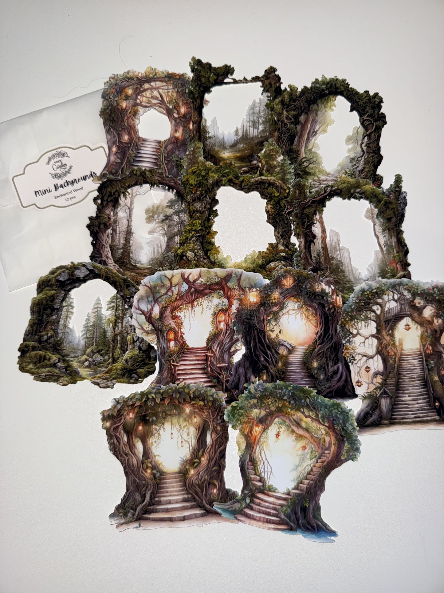 Mini Backgrounds - The Enchanted Wood - Studio Crisalyn