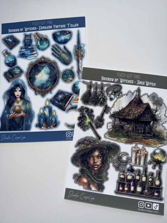 Rainbow Witches - Studio Crisalyn