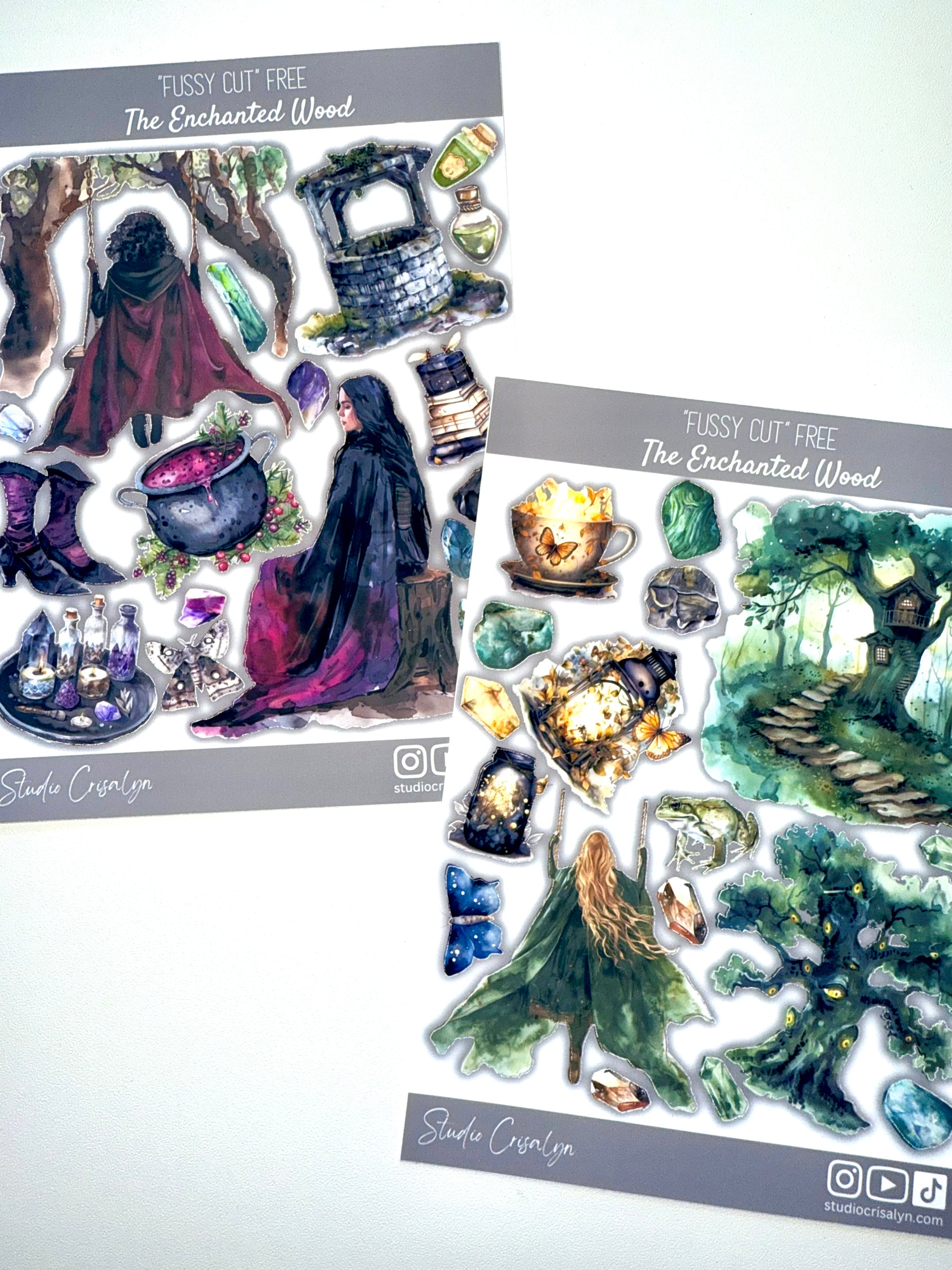 The Enchanted Wood Sticker sheet - Studio Crisalyn
