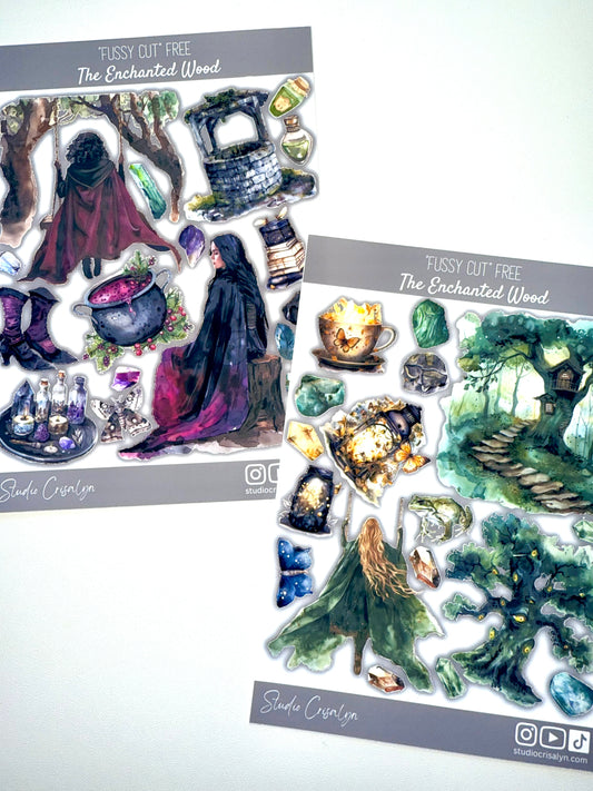 The Enchanted Wood Sticker sheet - Studio Crisalyn