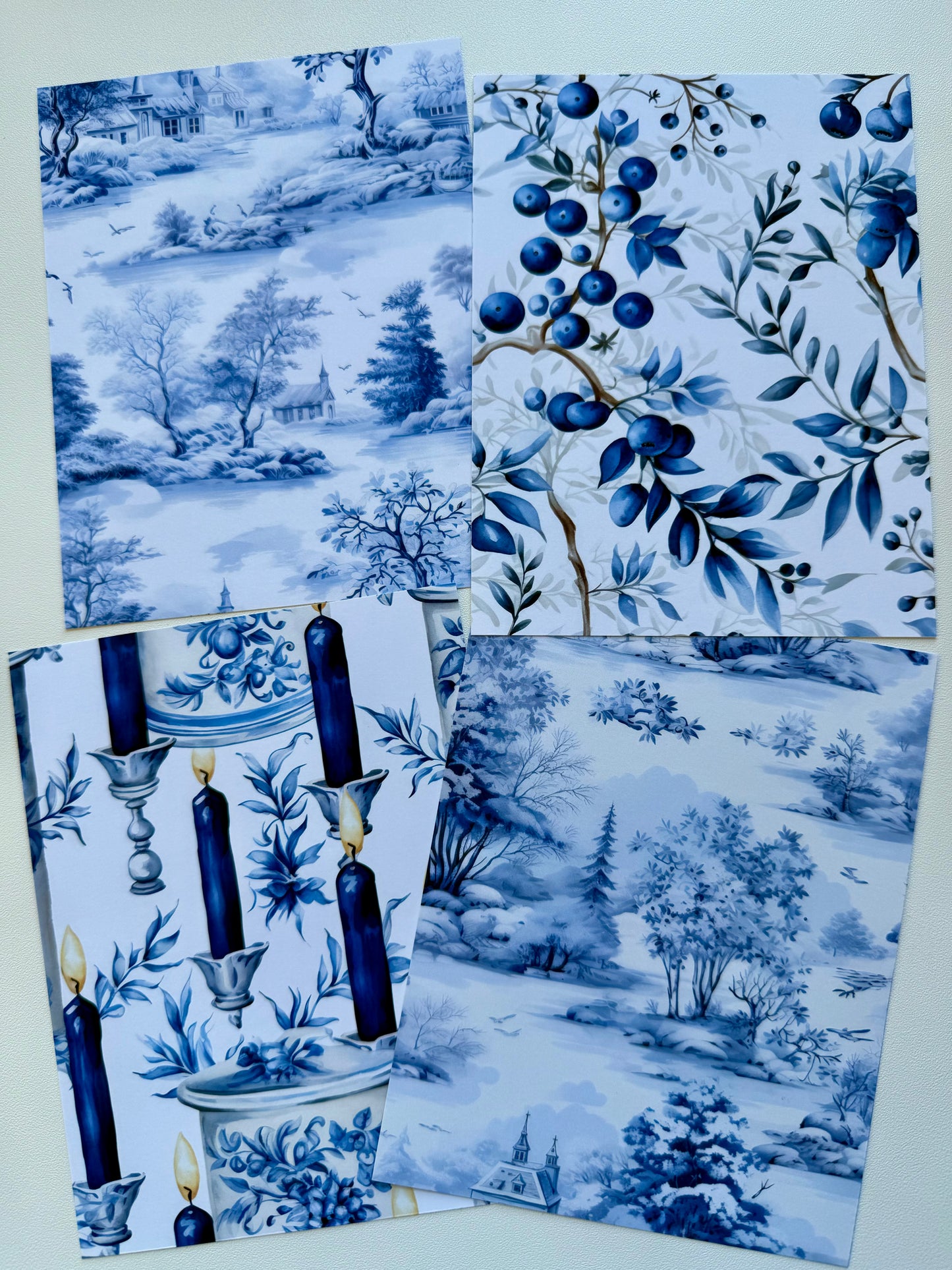 SC Ephemera Backgrounds - Chinoiserie Christmas - Studio Crisalyn