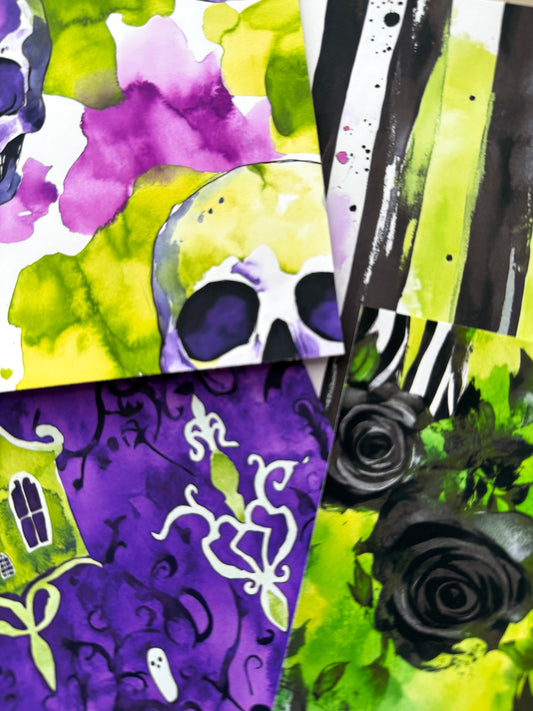 Neon Graveyard Β Stickers Studio Crisalyn