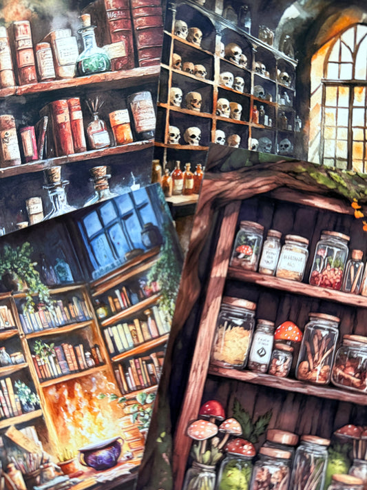 The Secret Shelves Β Backgrounds Studio Crisalyn