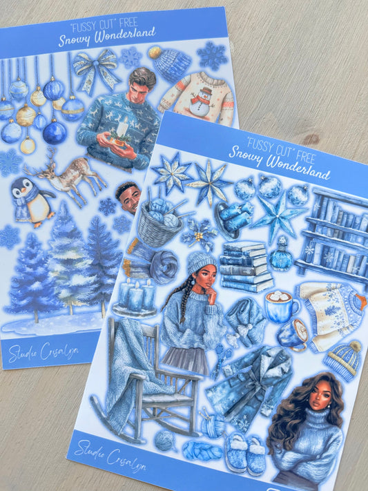 Snowy Wonderland Β Stickers Studio Crisalyn