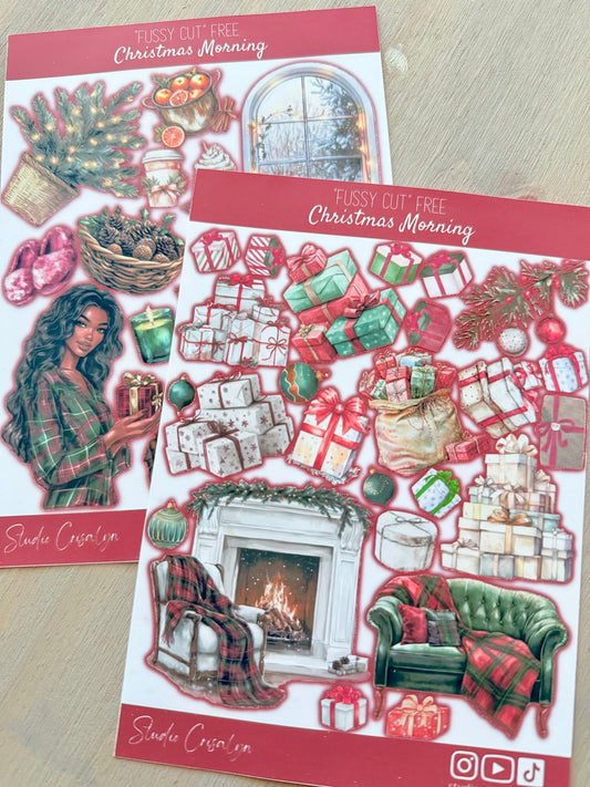 Christmas Morning Β Stickers Studio Crisalyn