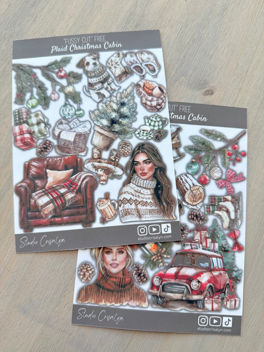 Plaid Christmas Cabin