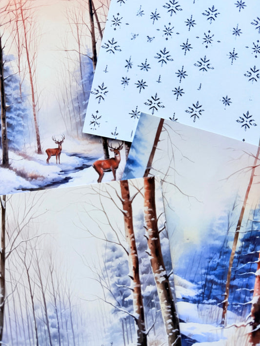Falling Snow ย Stickers Studio Crisalyn
