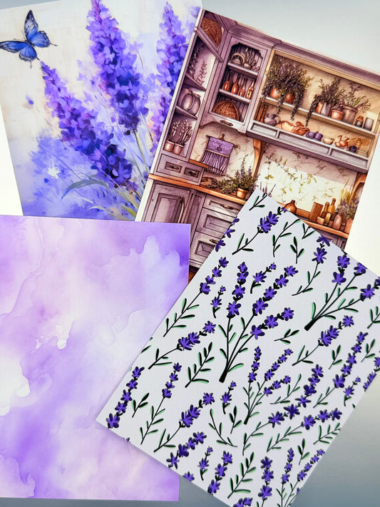 The Lush Lavender Backgrounds - Studio Crisalyn
