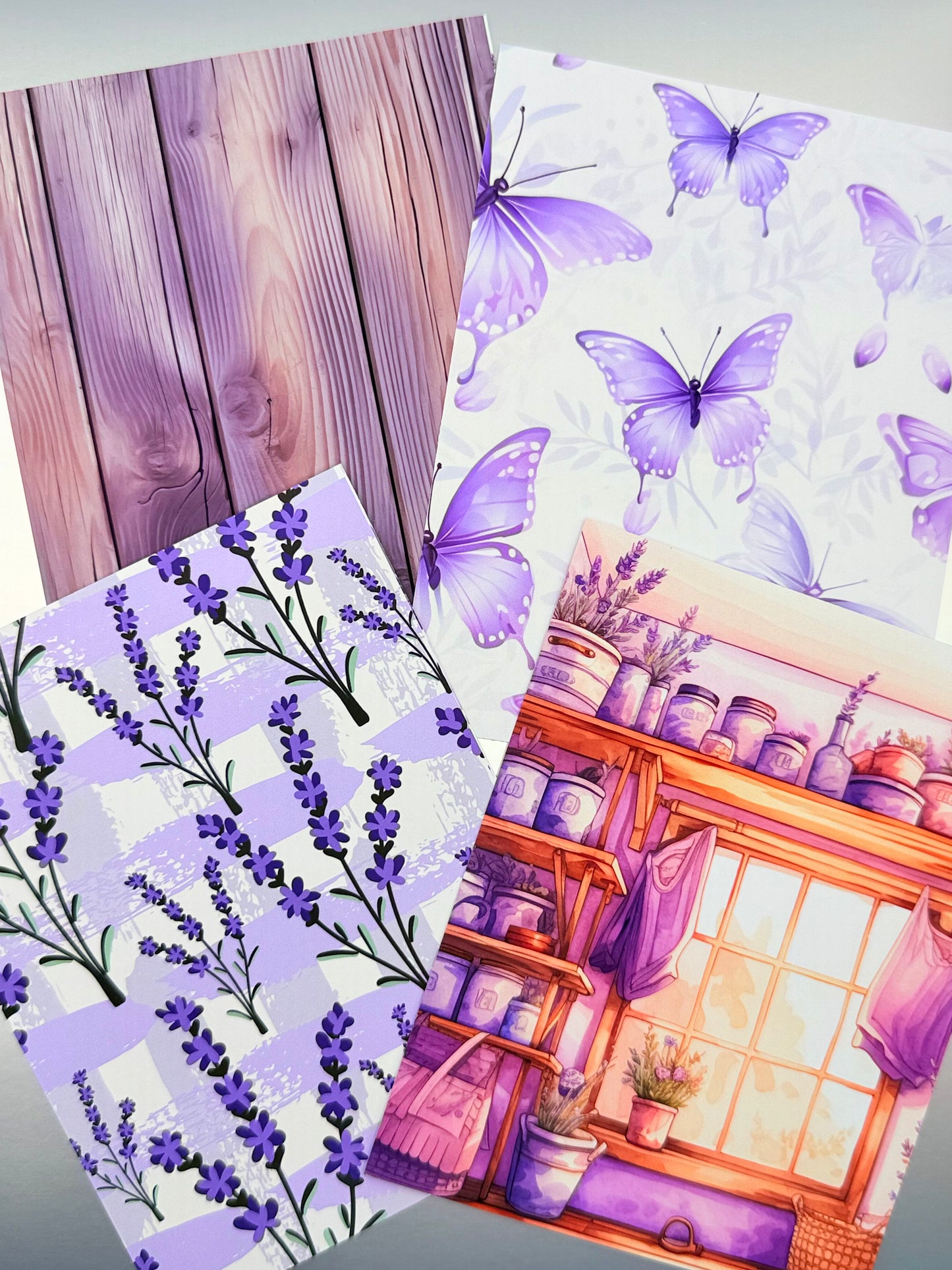 The Lush Lavender Backgrounds - Studio Crisalyn