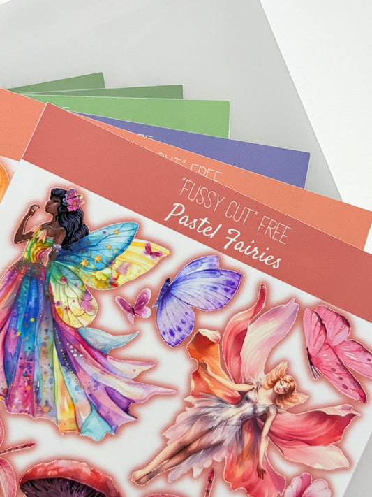 The Pastel Fairies Sticker sheet - Studio Crisalyn
