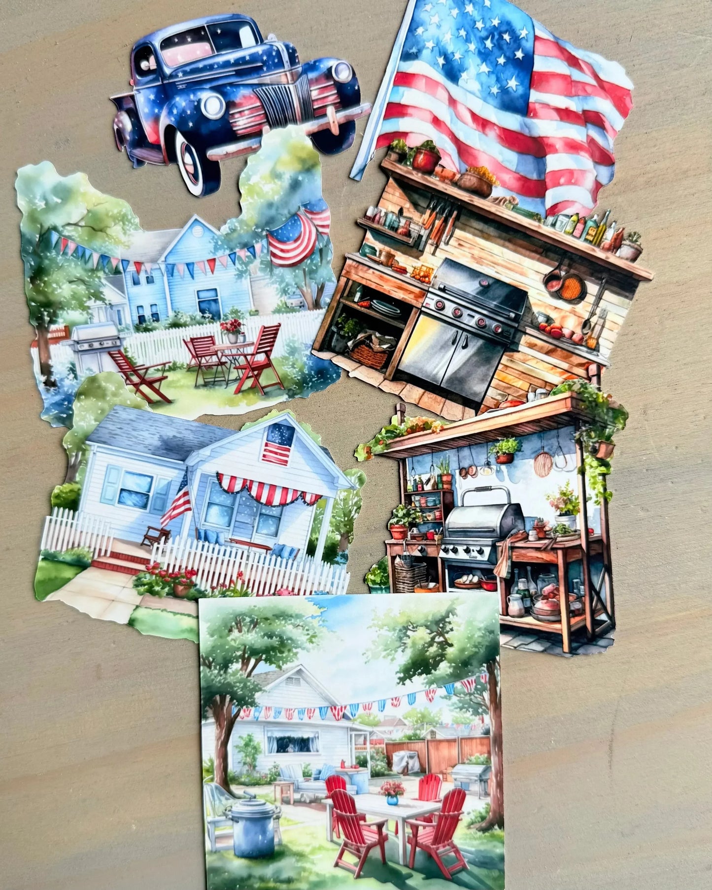 SC 2025 Patriotic- Red White and Blue BBQ - Studio Crisalyn