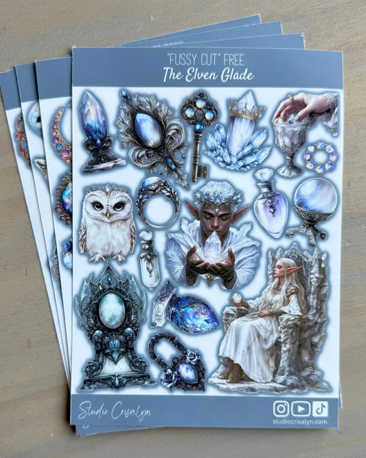 The Elven Glade Sticker sheet - Studio Crisalyn