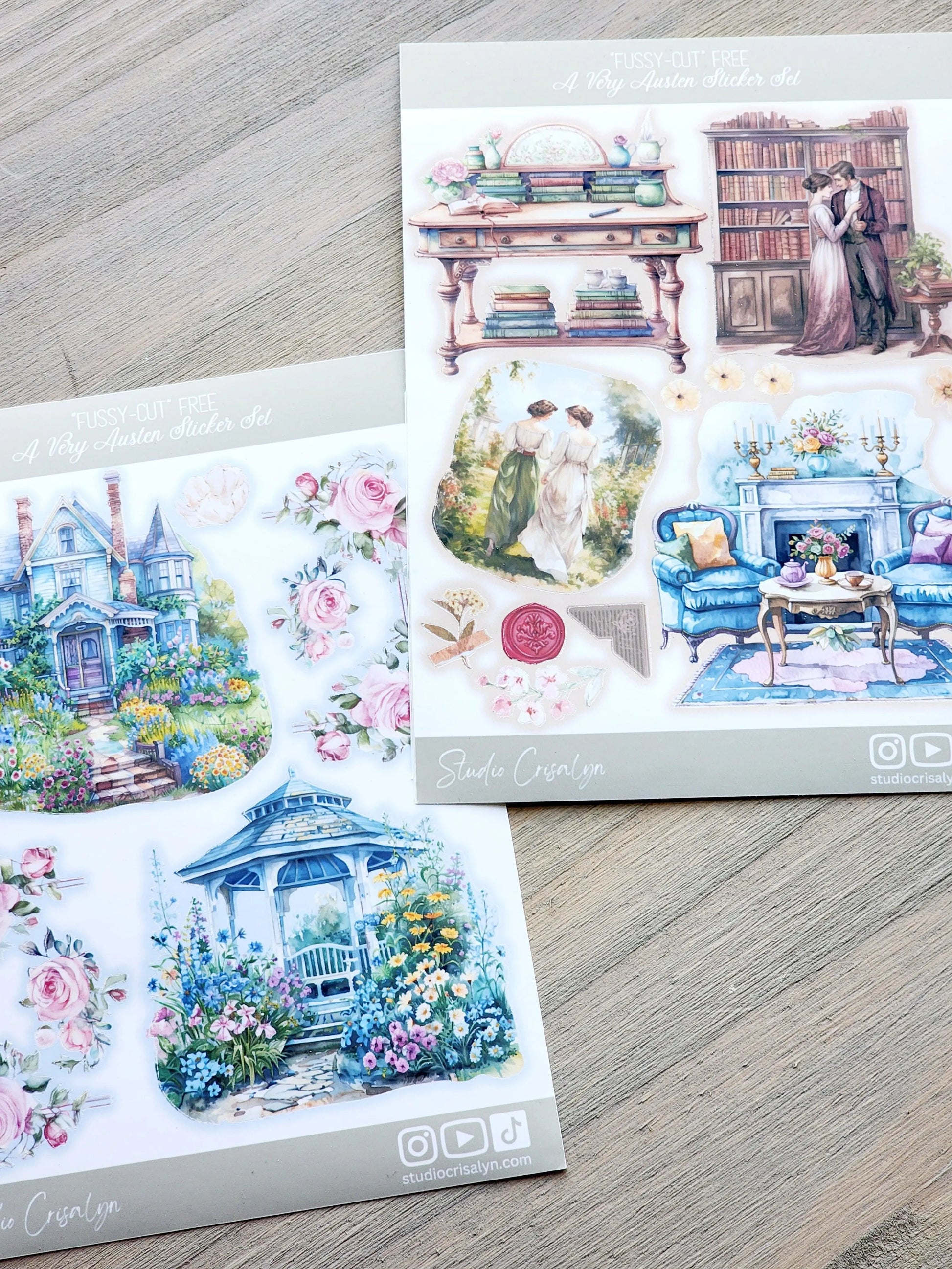 A Very Jane Austen Sticker Set - Studio Crisalyn