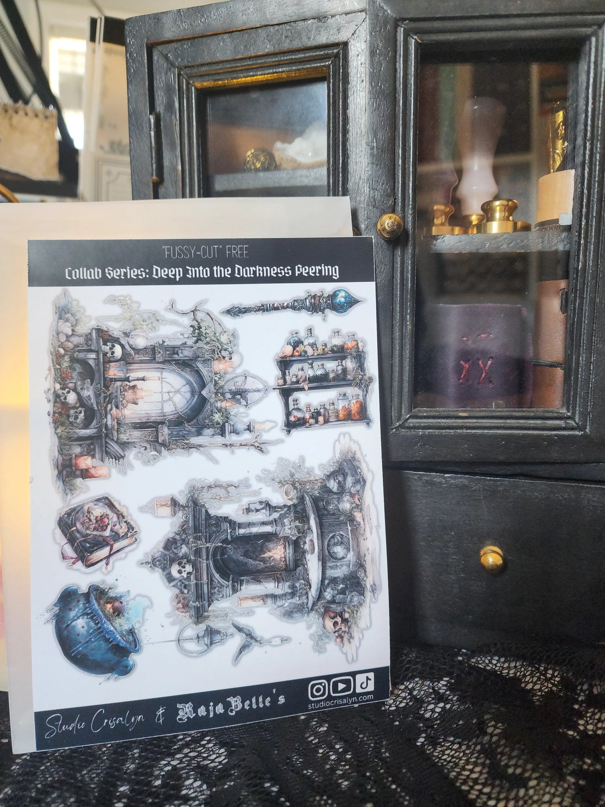 Deep Into Darkness Peering- Rajabelle's Collab - Studio Crisalyn