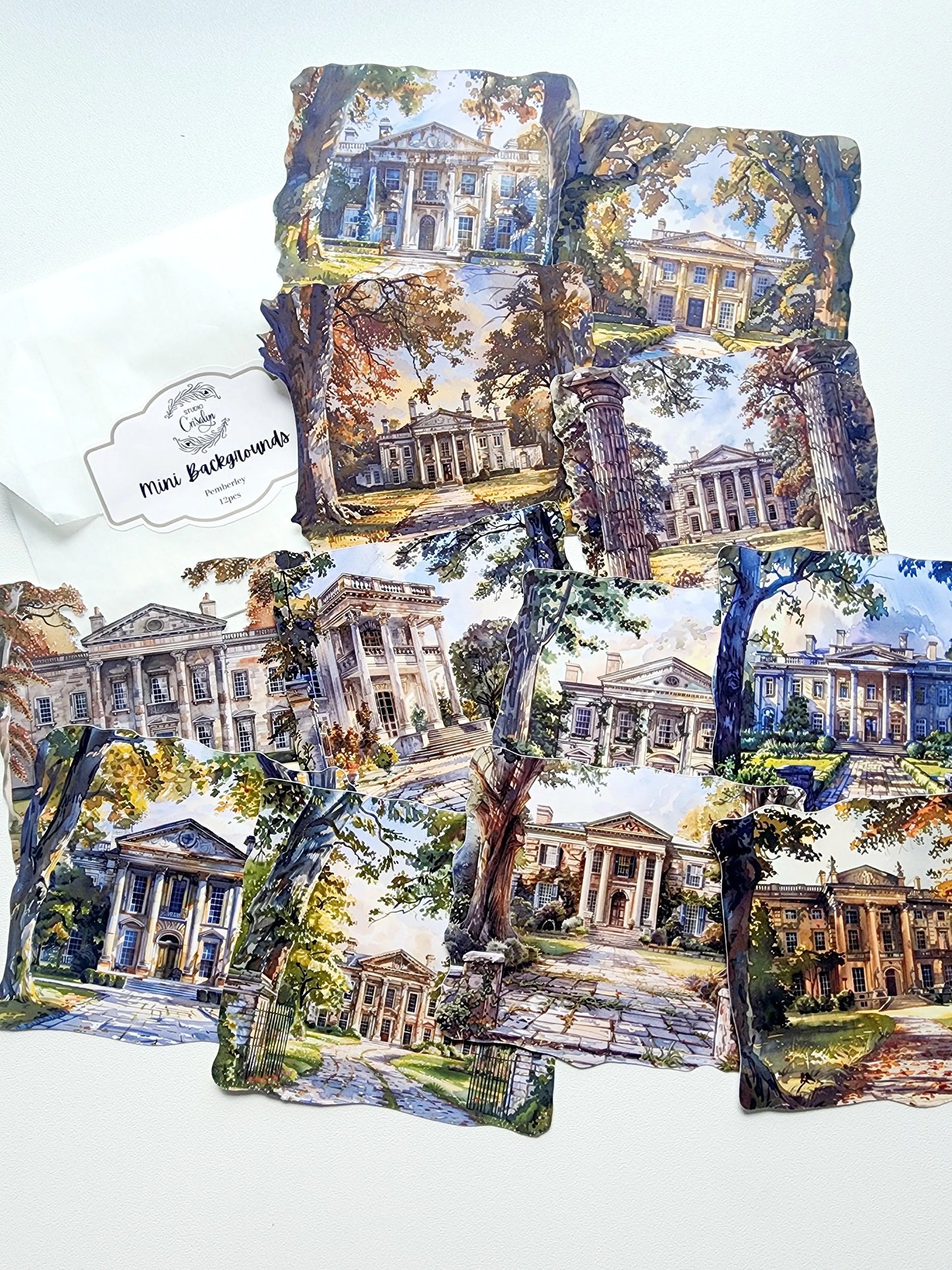 Mini Backgrounds - Pemberly - Studio Crisalyn