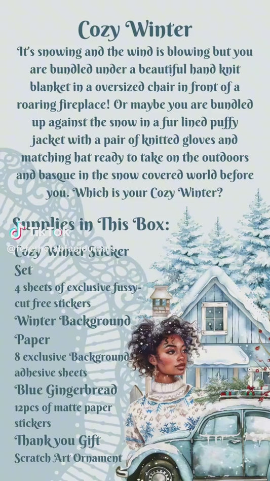 Monthly Exclusive Studio Crisalyn Sticker clearance - Cozy Winter