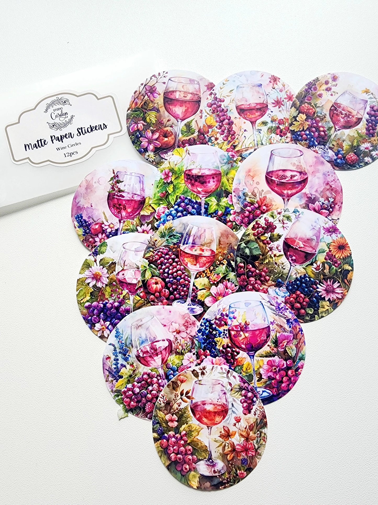 Wine Circles - Studio Crisalyn