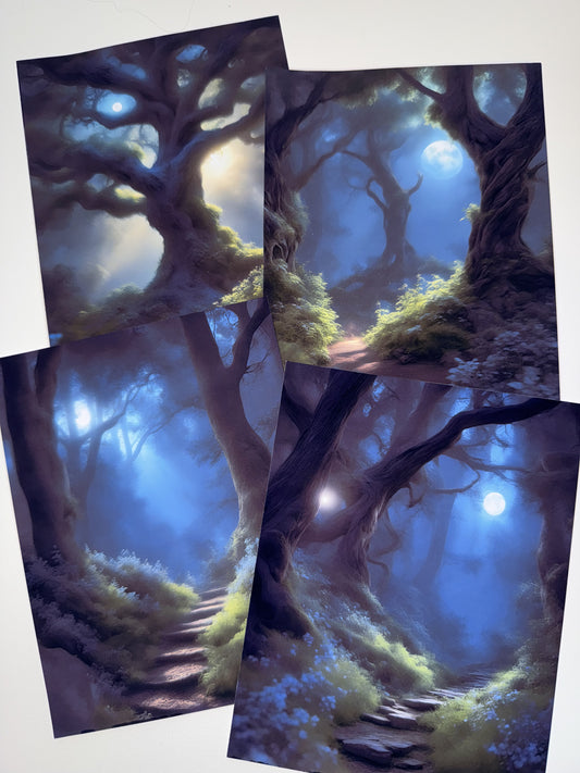 The Enchanted Wood Background