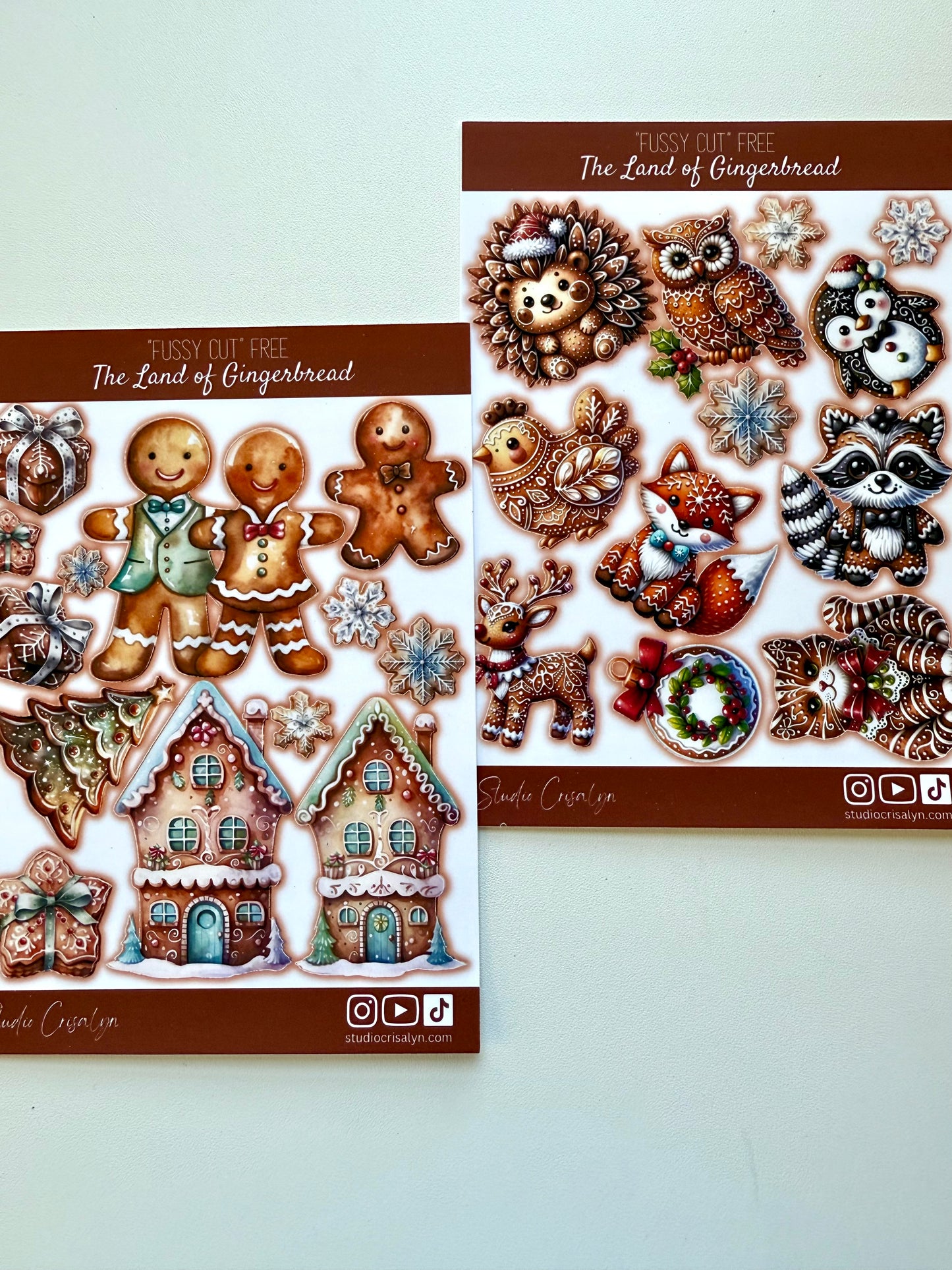 Sticker Sheet Set - The Land of Gingerbread