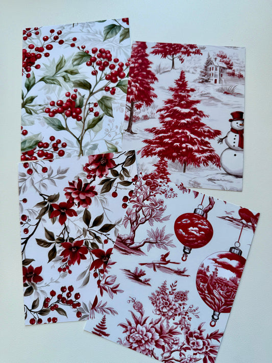 SC Ephemera Backgrounds - Chinoiserie Christmas