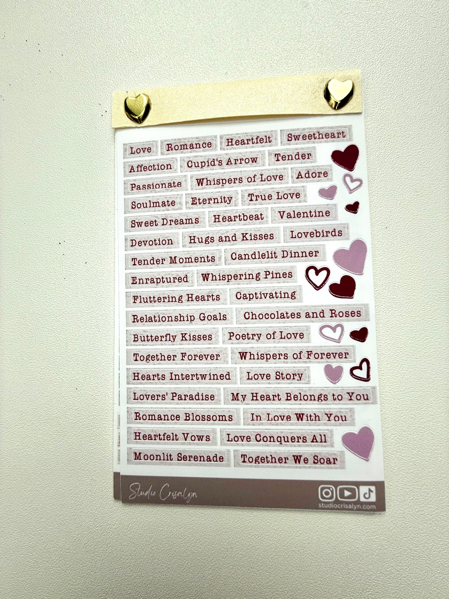 SC 2025 Valentines Pack - Love Letters