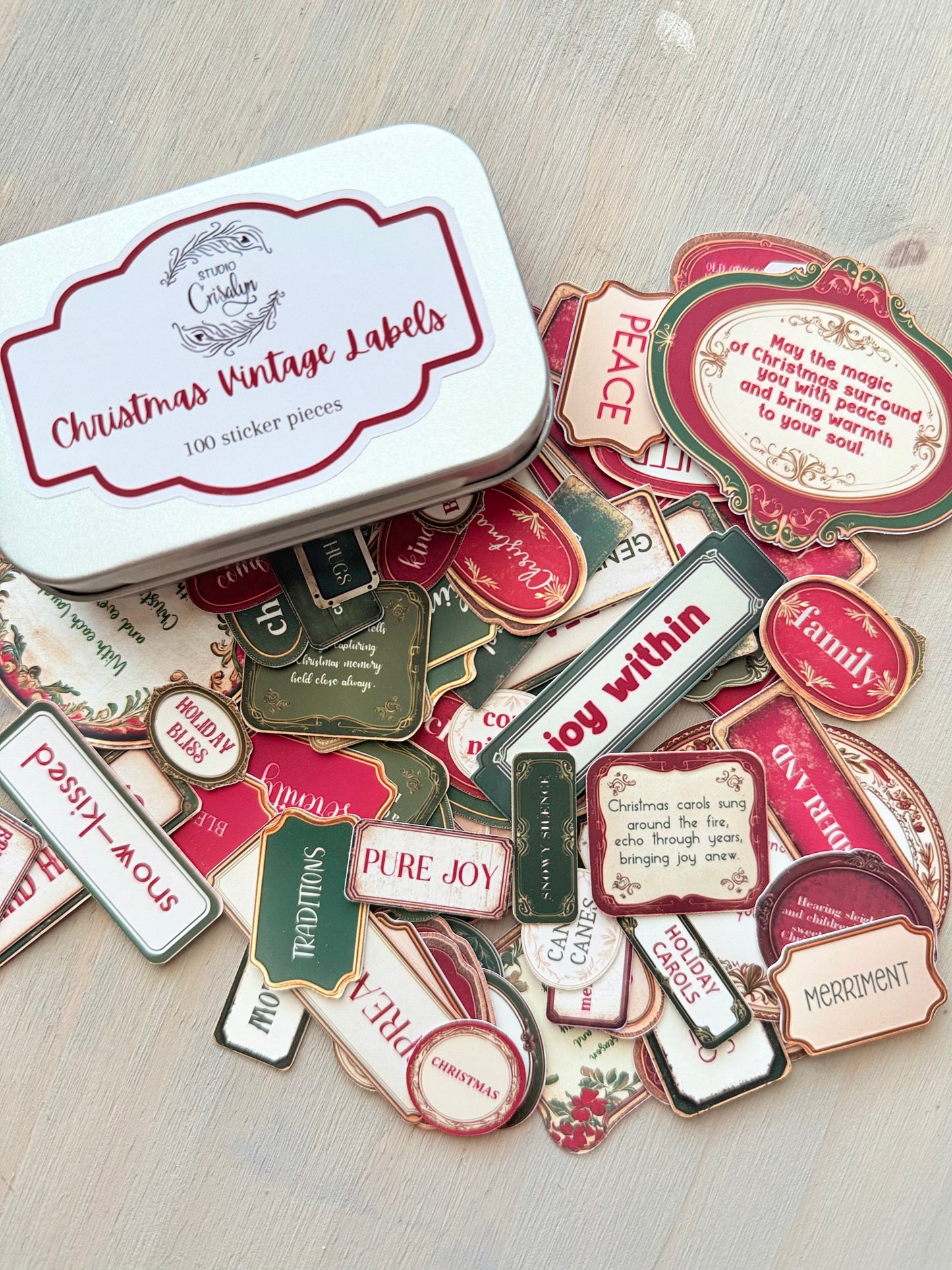 Christmas Vintage Labels