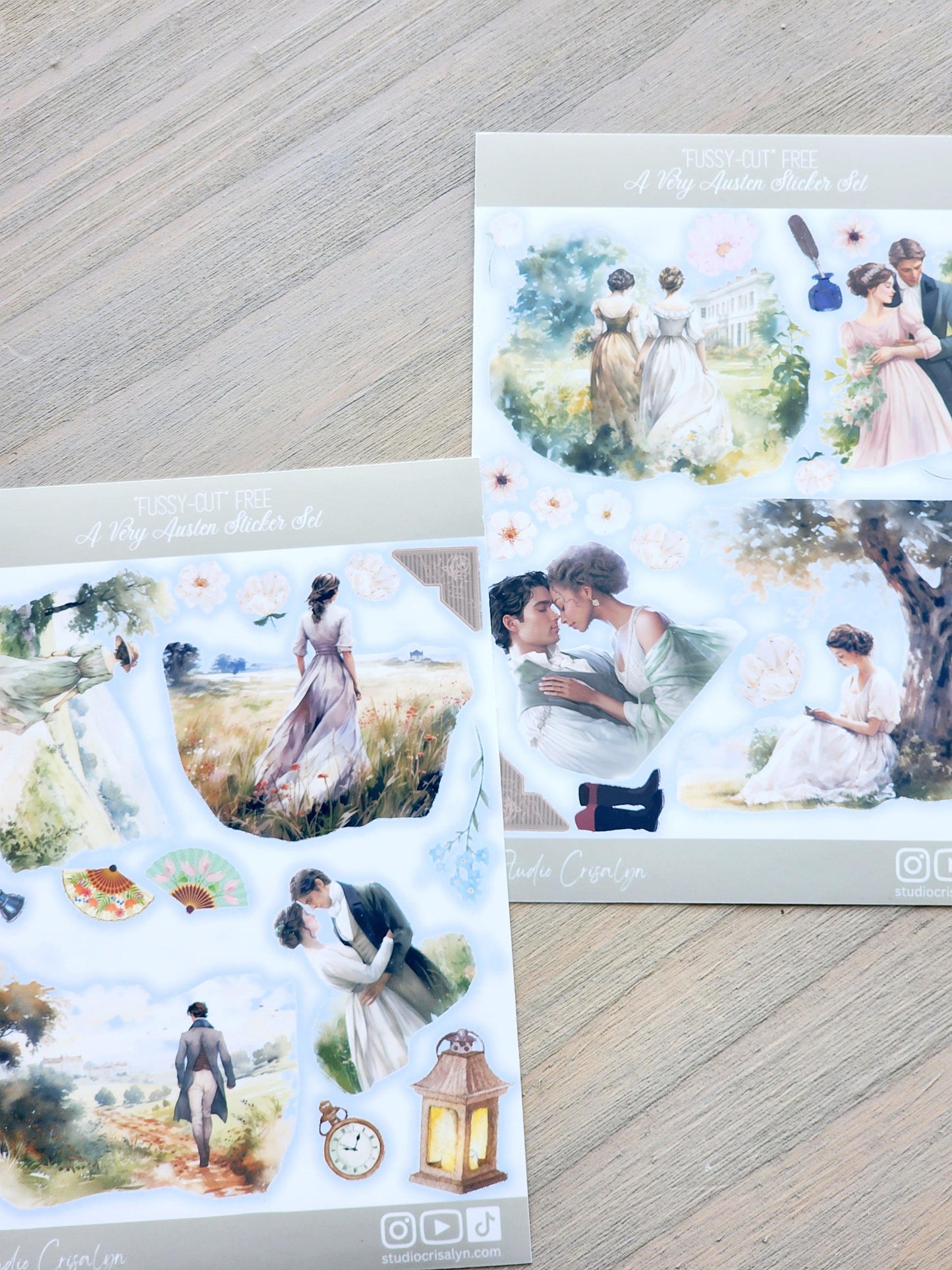 A Very Jane Austen Sticker Set - Studio Crisalyn