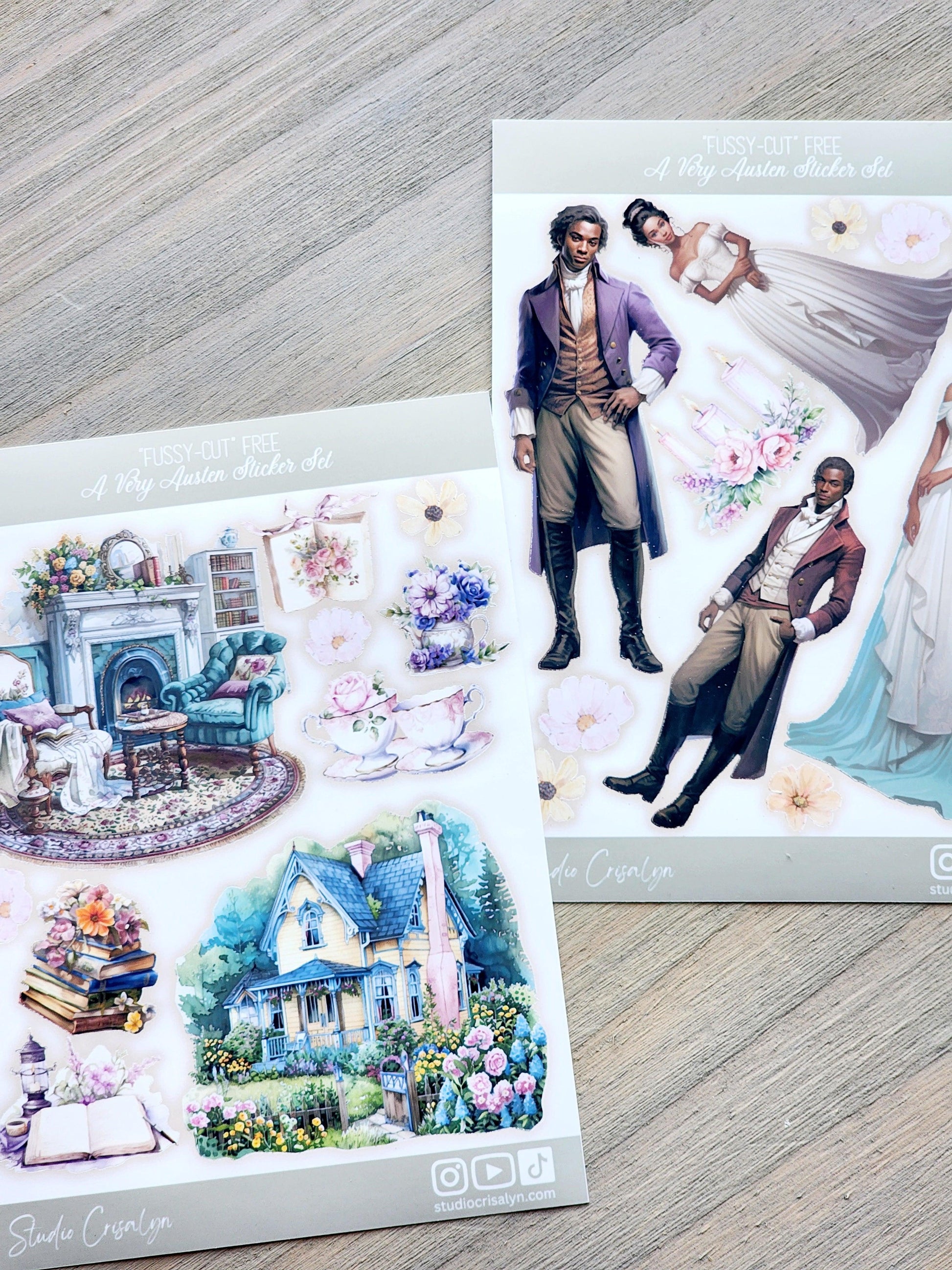 A Very Jane Austen Sticker Set - Studio Crisalyn