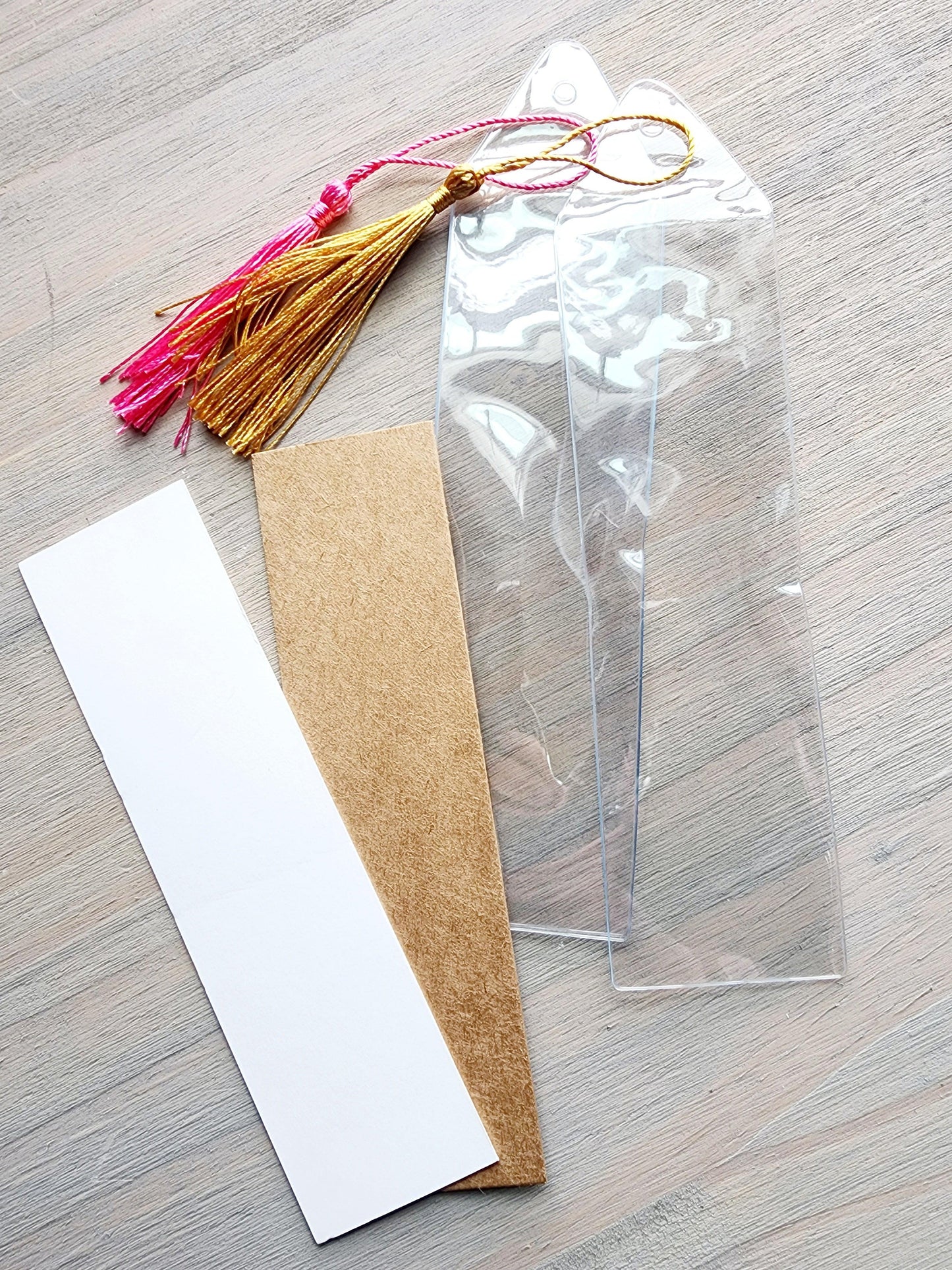 Bookmark sleaves with template & Tassel - Studio Crisalyn