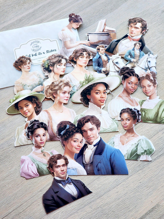 Jane Austen Die-Cuts- Regency Characters - Studio Crisalyn