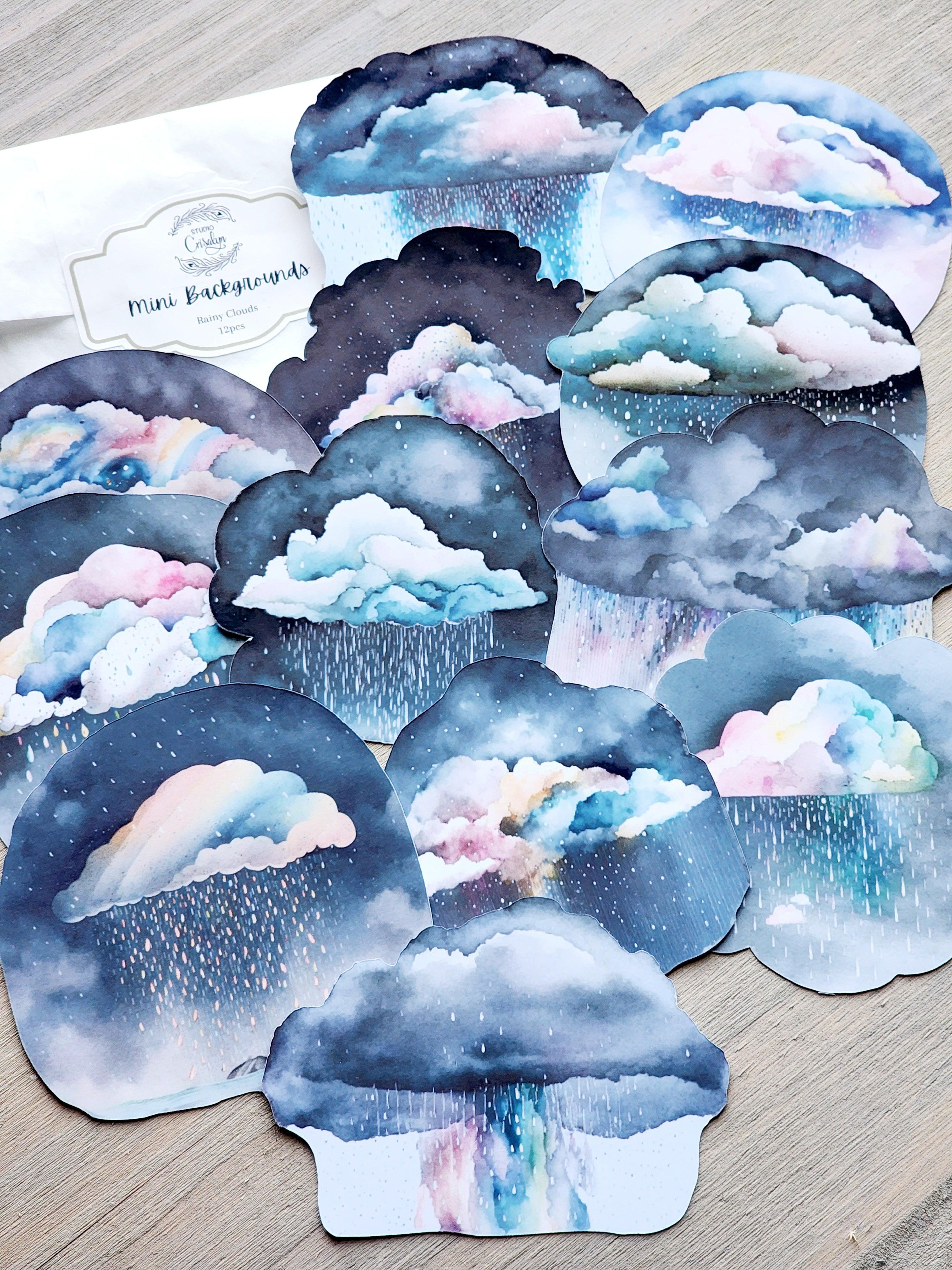 Rain Clouds Mini Backgrounds – Studio Crisalyn
