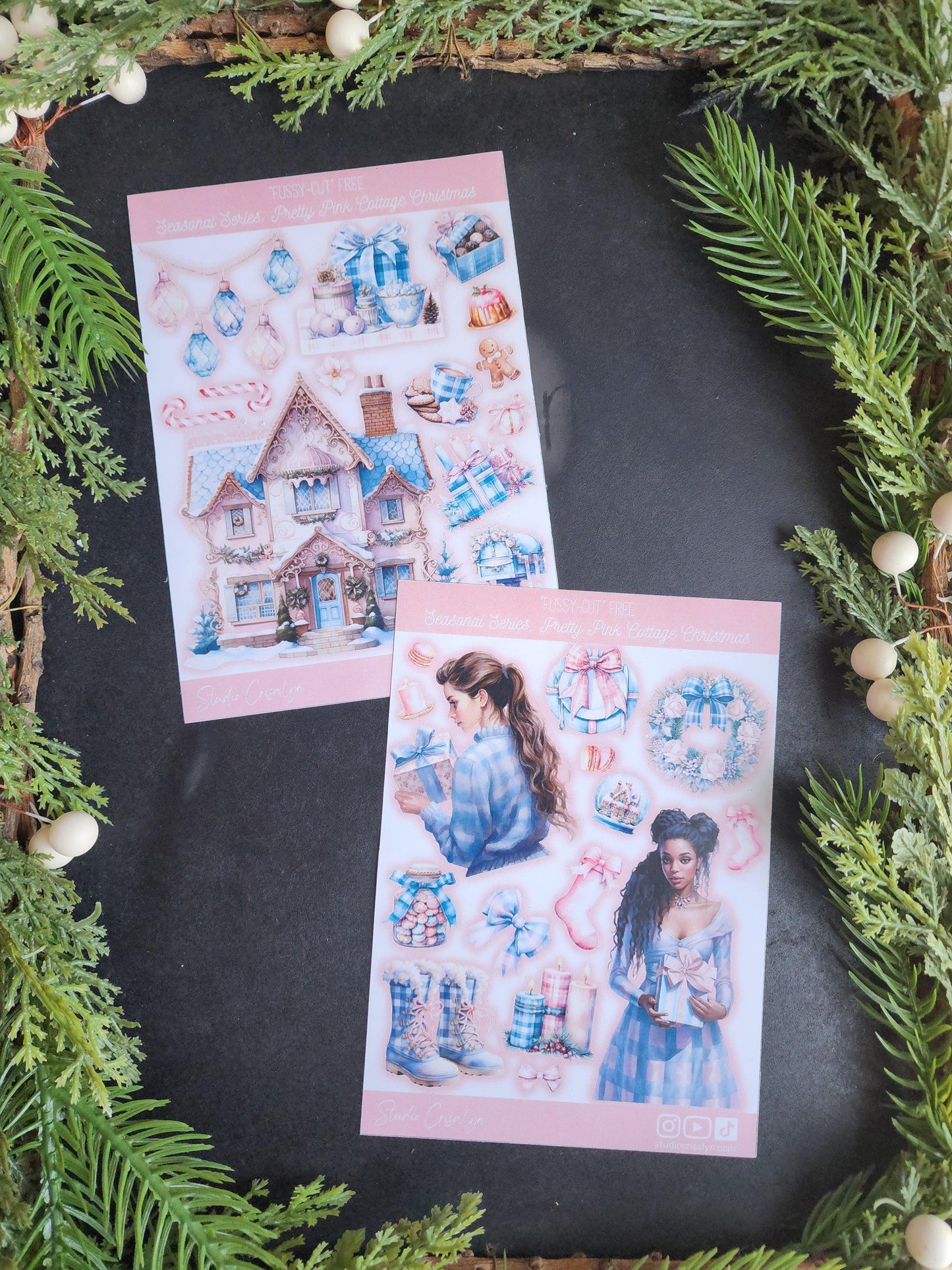 Seasonal Series- Colors of Christmas Pink 2023 - Studio Crisalyn