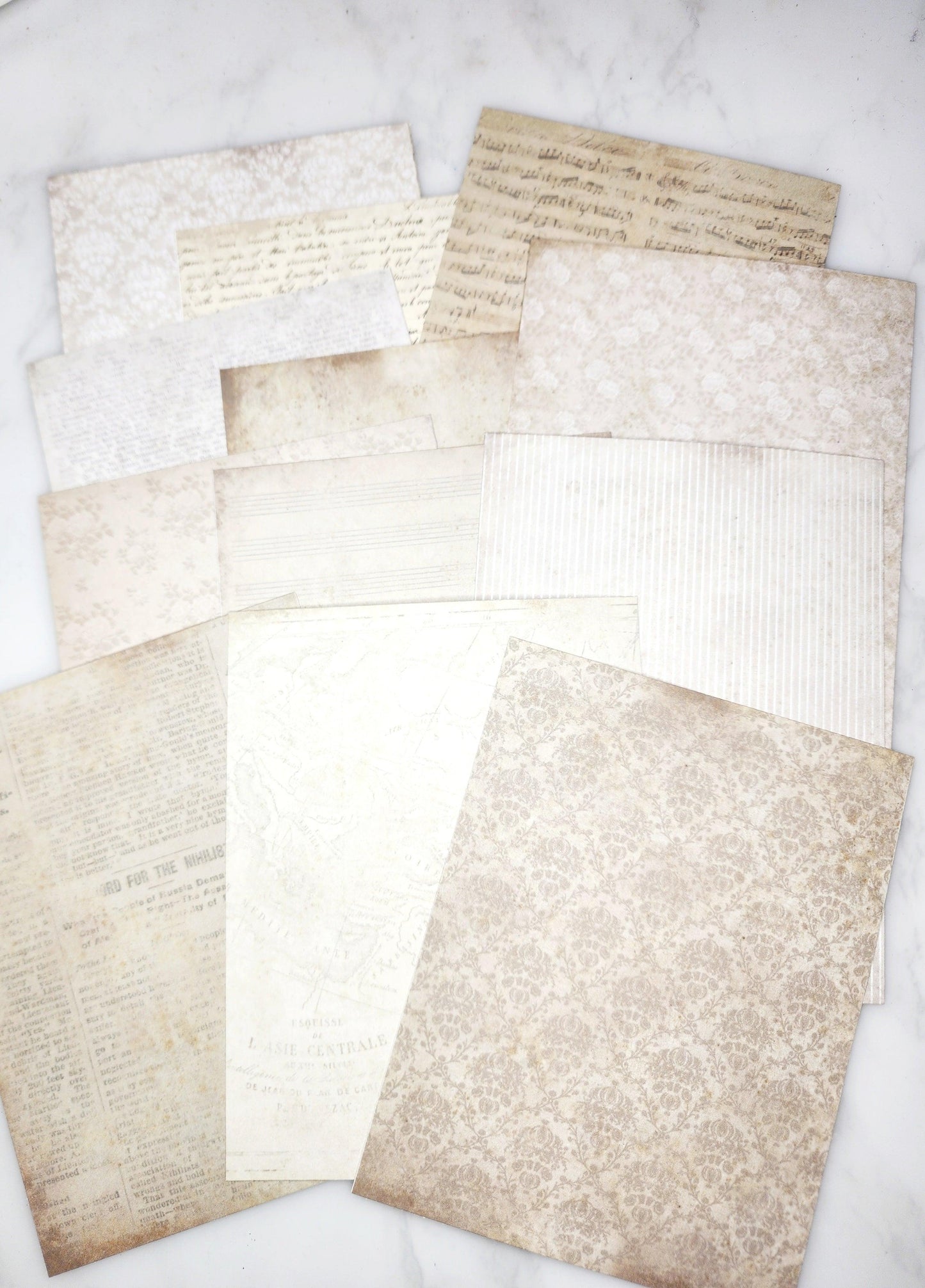 Shabby Beige Backgrounds - Studio Crisalyn