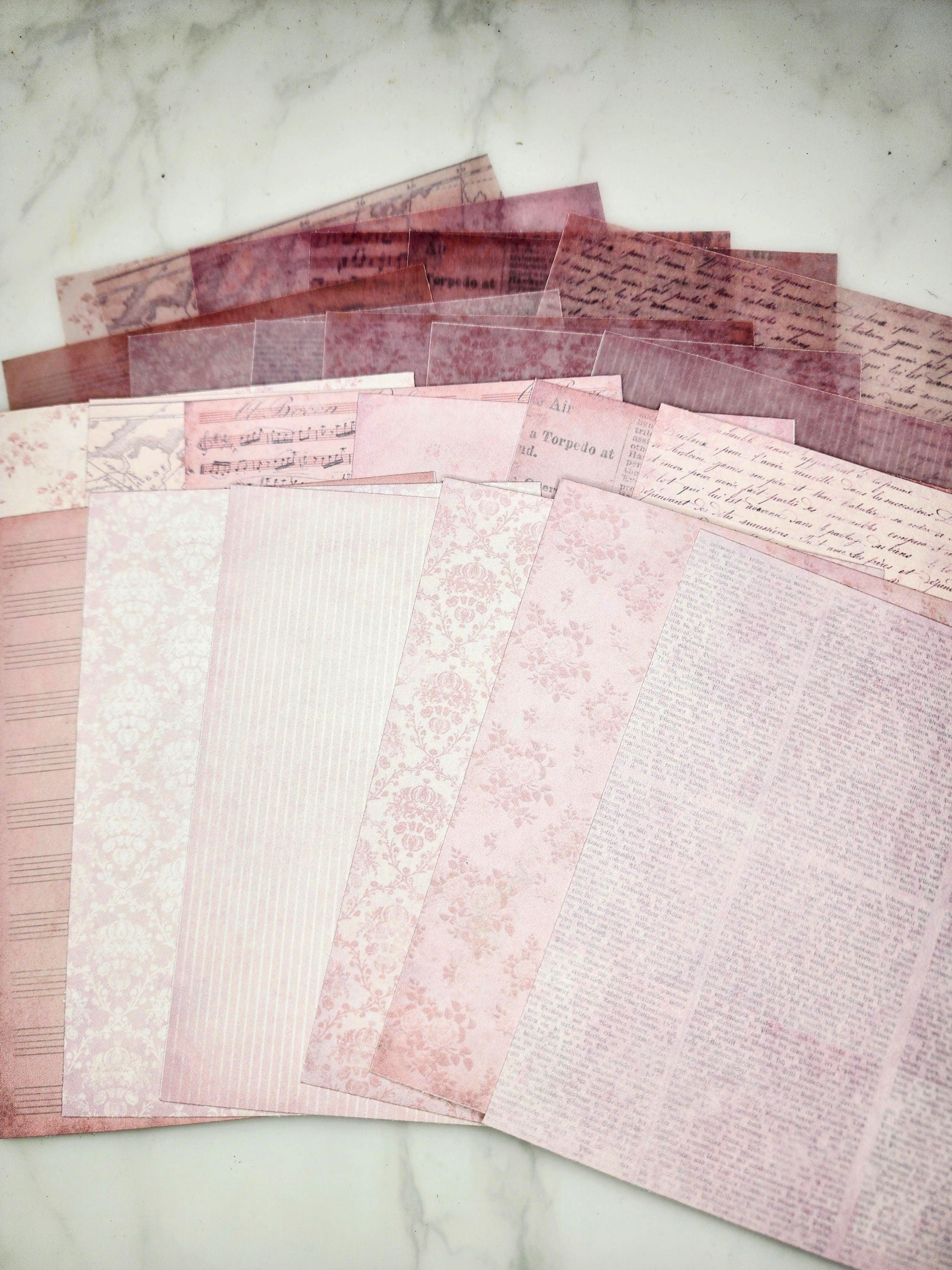 Shabby Pink Backgrounds - Studio Crisalyn