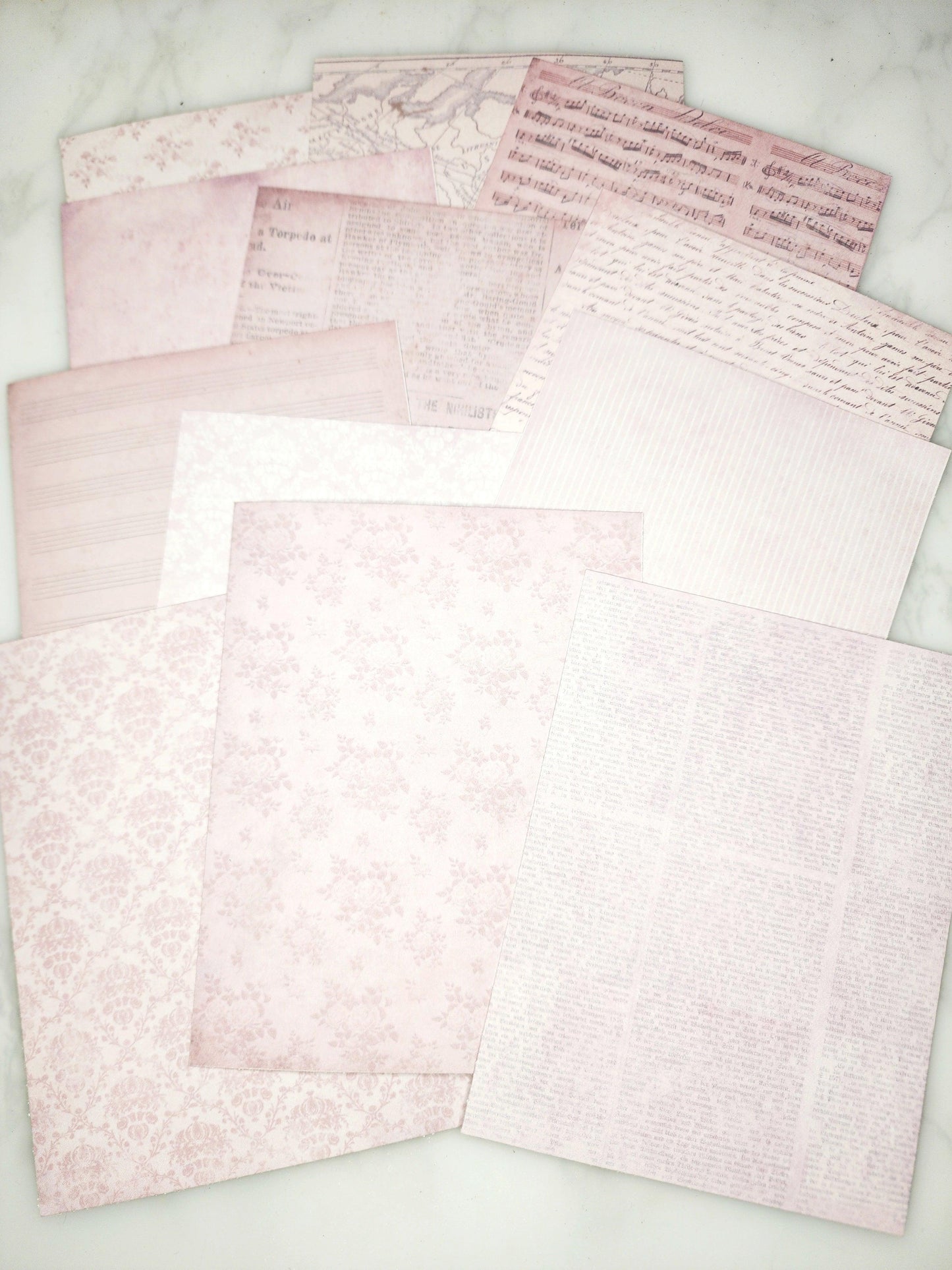 Shabby Pink Backgrounds - Studio Crisalyn