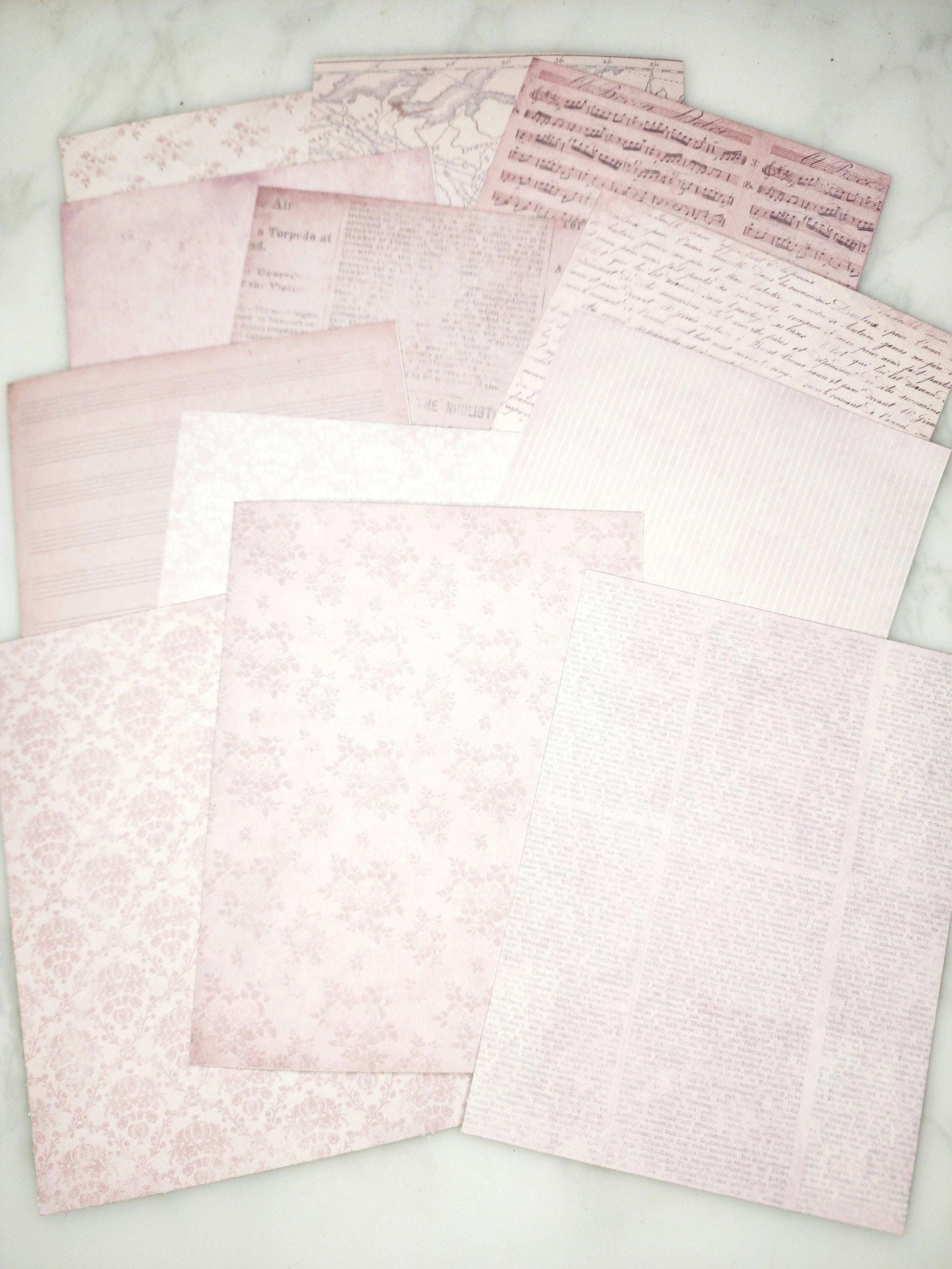 Shabby Pink Backgrounds - Studio Crisalyn