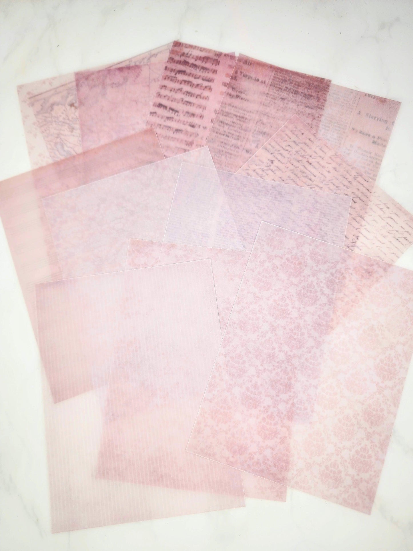 Shabby Pink Backgrounds - Studio Crisalyn